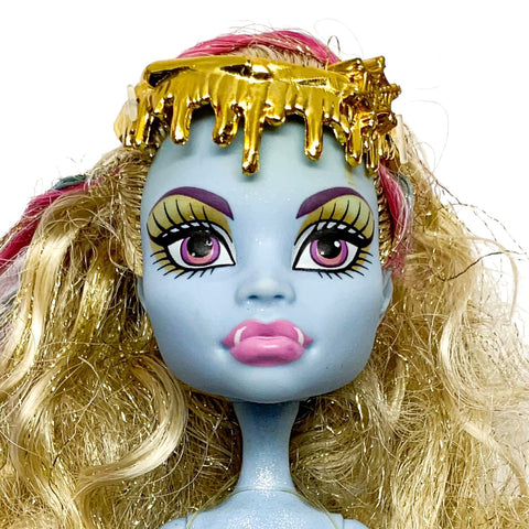 Monster High 13 Wishes Abbey Bominable Doll Head & Body W/ Gold Tiara Crown