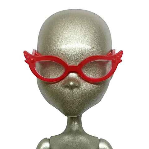 Monster High Ghoulia Yelps Doll Replacement Red Eyeglasses Glasses