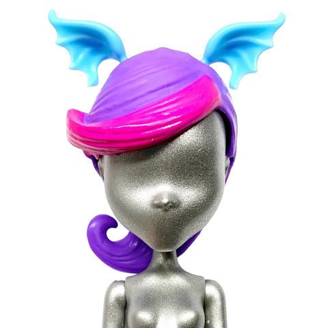 Monster High Color Me Creepy Sea Monster Doll Replacement Purple Wig With Ears