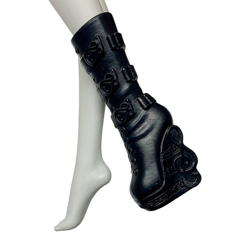 Ever After High Melody Piper Doll Replacement Shoe Left Black Boot