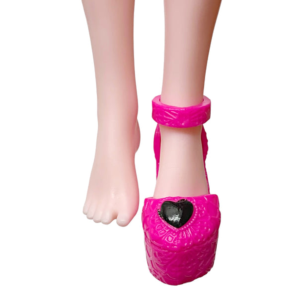 Monster High Draculaura Monster Ball G3 Doll Replacement Left Pink Platform Heel Shoe