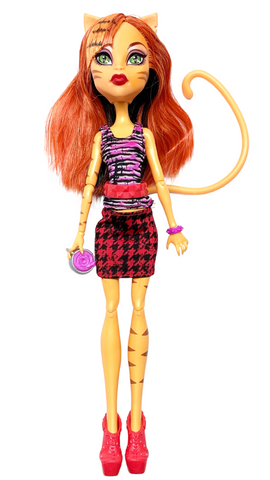Monster High Toralei Coffin Bean Doll With Tail & Outfit