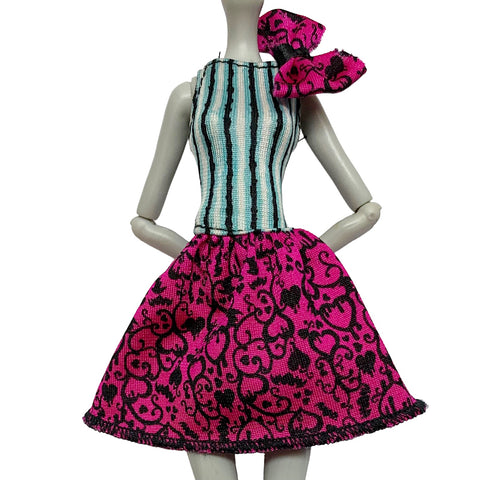 Monster High Draculaura Scarnival Doll Outfit Replacement Bow Dress