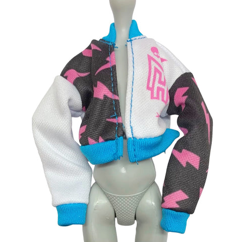 Monster High G3 Frankie Stein Doll Replacement Replacement Logo Jacket