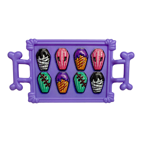 Monster High G3 Coffin Bean Spooky Cafe Playset Replacement Dessert Cookie Tray Part