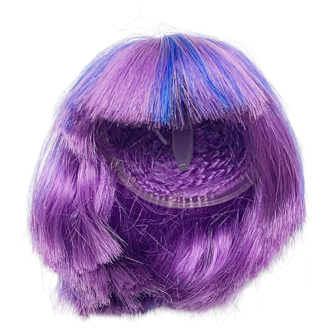 Monster High Create A Monster Cat Doll Replacement Short Purple & Blue Wig Part