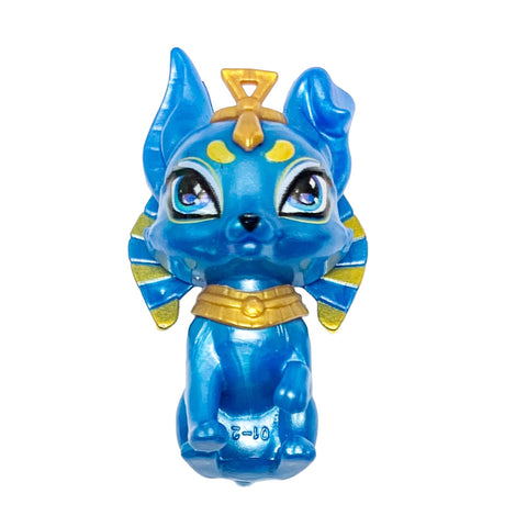 Monster High G3 Cleo De Nile Doll Replacement Pet Metallic Blue Sphinx Dog "Tut"