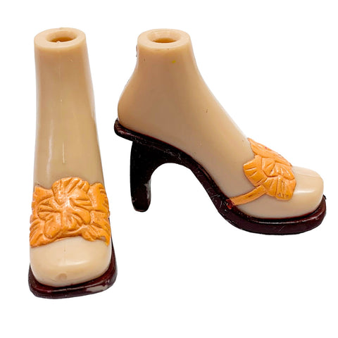 Bratz Formal Funk Jade Doll Replacement Peach / Orange Shoes