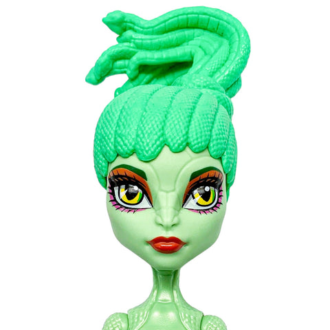 Monster High Replacement Create A Monster Green Snake Gorgon Girl Doll With Wig