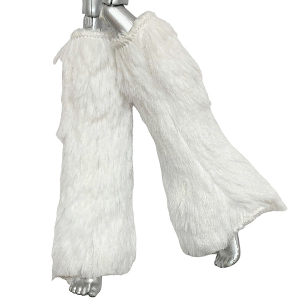 Monster High 1st Wave Original Abbey Bominable Doll Replacement White Fur Leg Warmers