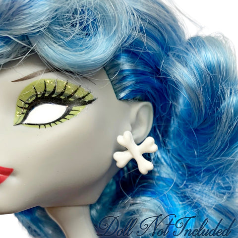 Monster High Gloom Beach Ghoulia Yelps Doll Replacement White Bone Earring
