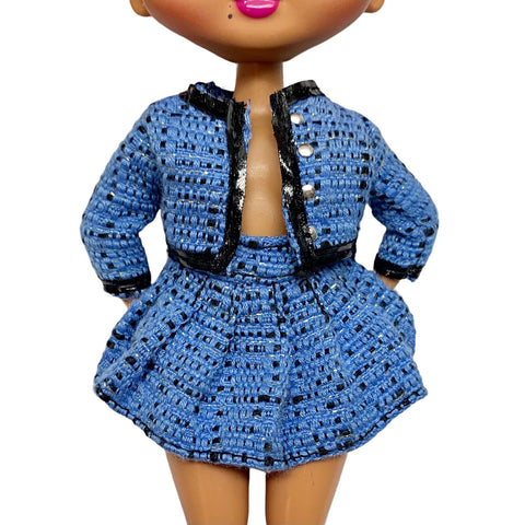 L.O.L. Surprise O.M.G. Uptown Girl Doll Outfit Replacement Blue Skirt & Jacket Set
