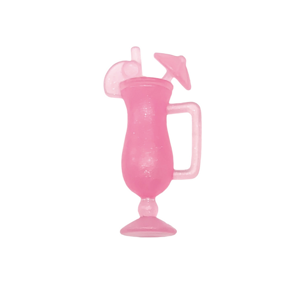 Barbie Monster High Bratz Doll Size Replacement Frosty Pink Cocktail Drink Part