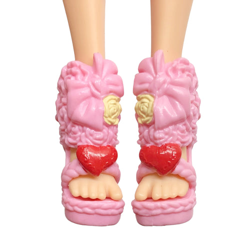 Ever After High Heartstruck C.A. Cupid Doll Replacement Pink Flower Shoes