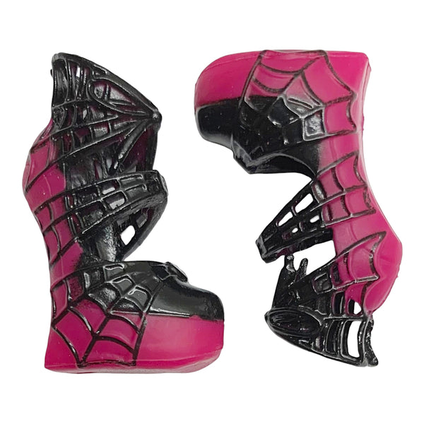 L.O.L. Surprise O.M.G. Movie Magic Spirit Queen Girl Doll Replacement Pink & Black Spider Web Shoes