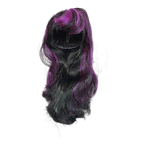 Monster High Create A Monster C.A.M. Vampire / Sea Monster Doll Purple & Black Wig Part