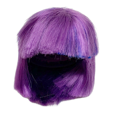 Monster High Create-A-Monster Cat Doll Replacement Short Purple & Blue Wig Part