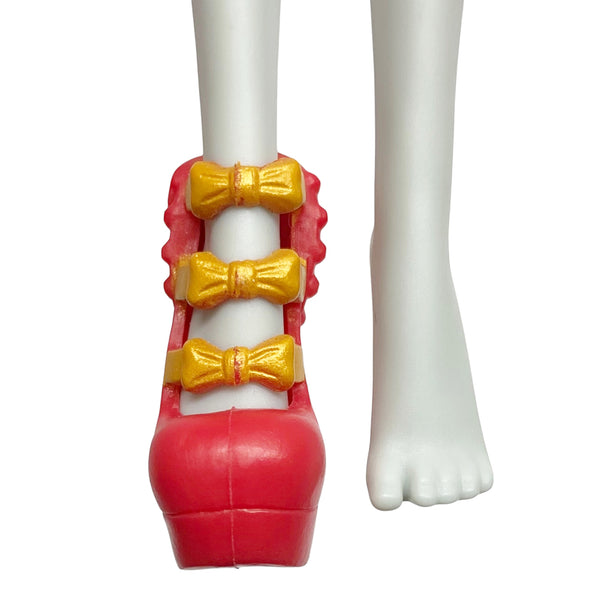 Ever After High 1st Chapter Apple White Doll Replacement Right Red & Gold Shoe