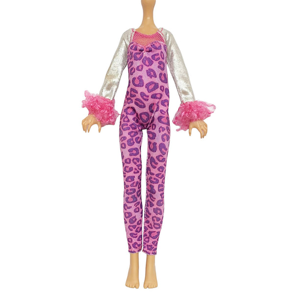 Bratz Cloe Catz Doll Outfit Replacement Kitty Cat Fur Trim Romper Jumper Jumpsuit