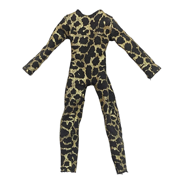 Bratz Meygan Catz Doll Outfit Replacement Kitty Cat Black & Gold Romper Jumper Jumpsuit