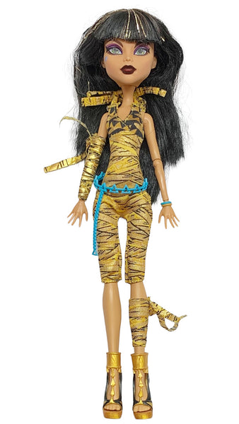 Monster High Cleo De Nile Doll With Gold Maul Session Fashion Pack Outfit