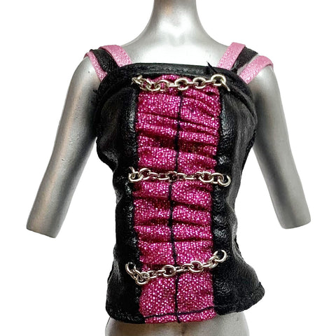 Monster High 1st Wave Spectra Vondergeist Doll Replacement Pink & Black Shirt