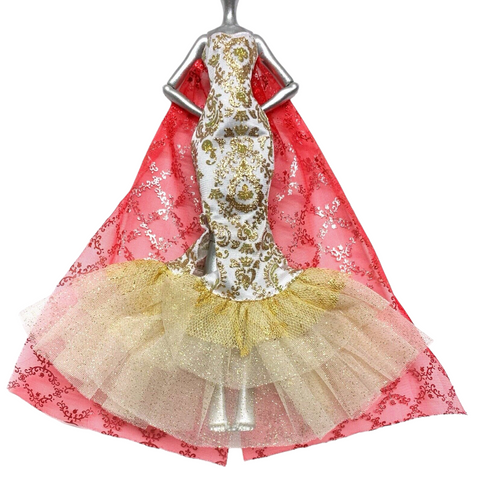 Ever After High Royally Ever After Apple White Doll Outfit Replacement Red & White Dress