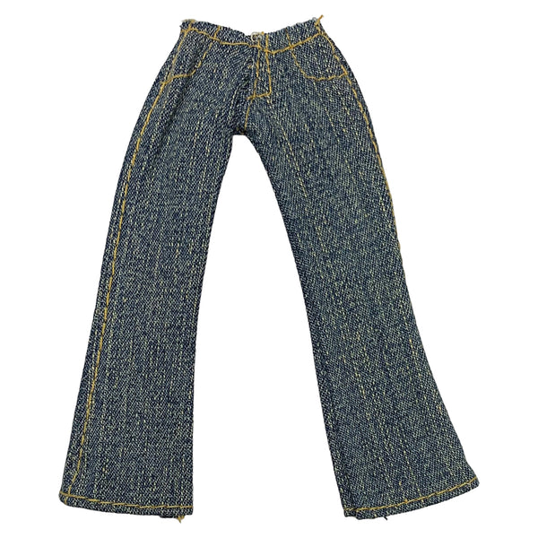 Bratz Doll Outfit Replacement Plain Low-Rise Style Blue Jeans Denim Pants