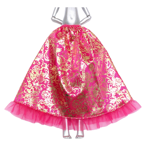 Ever After High Powerful Princess Holly O'Hair Doll Outfit Replacement Long Pink Skirt