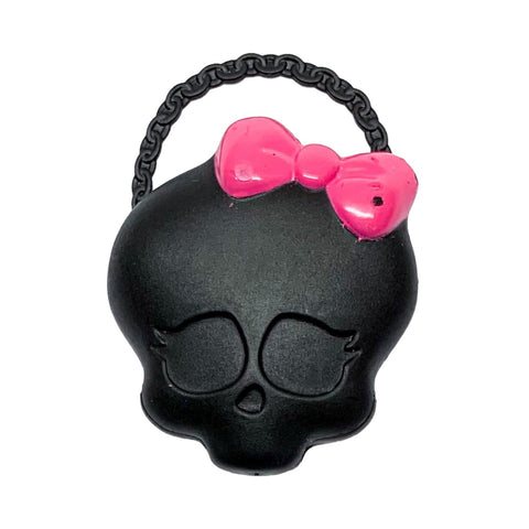 Monster High Inner Monster Doll Replacement Pink & Black Skullette Purse