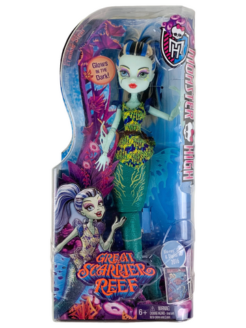 Monster High® Great Scarrier Reef Glowsome Ghoulfish™ Frankie Stein® Doll (DHB55)