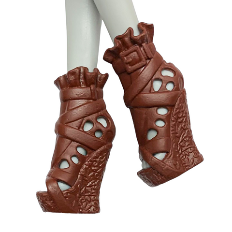 Ever After High Enchanted Picnic Cerise Hood Doll Replacement Brown Shoes