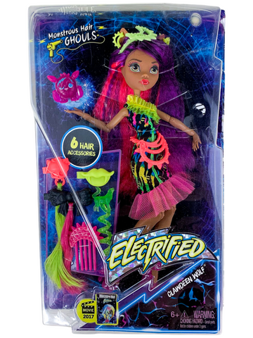 Monster High® Electrified Monstrous Hair Ghouls™ Clawdeen Wolf® Doll (DVH70)