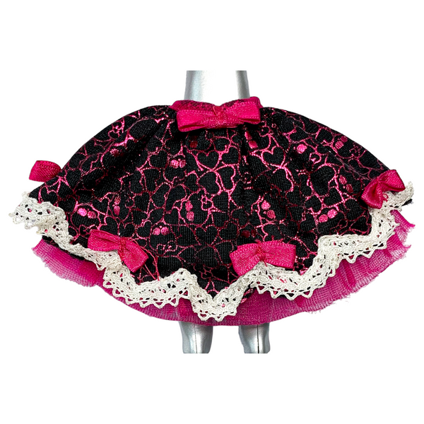 Monster High Draculaura Sweet 1600 Doll Outfit Replacement Pink & Black Layered Skirt