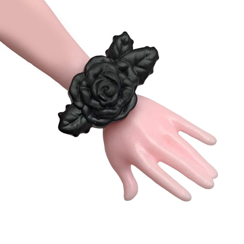 Monster High Draculaura Monster Ball G3 Doll Replacement Black Flower Corsage Bracelet