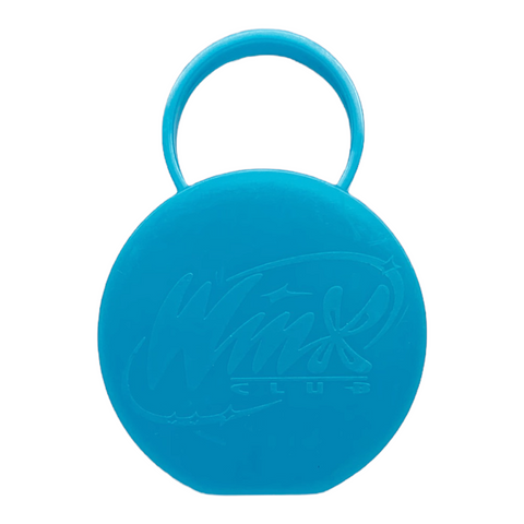 Winx Club Fairy Doll Replacement Blue Logo Round Purse Bag Luggage Part