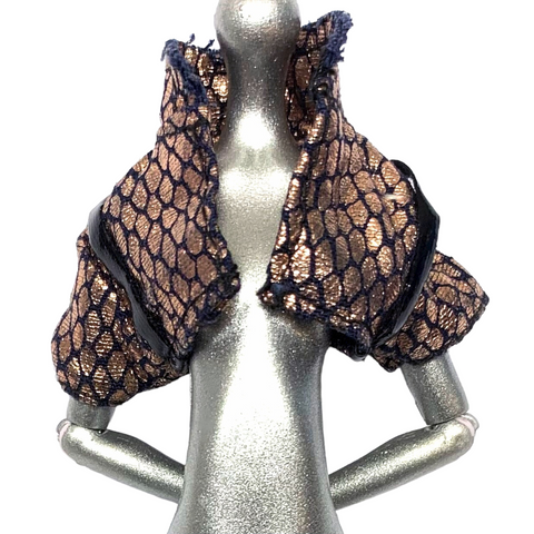 Bratz Bratzillaz Yasmina Clairvoya Doll Replacement Metallic Bronze Shrug Top