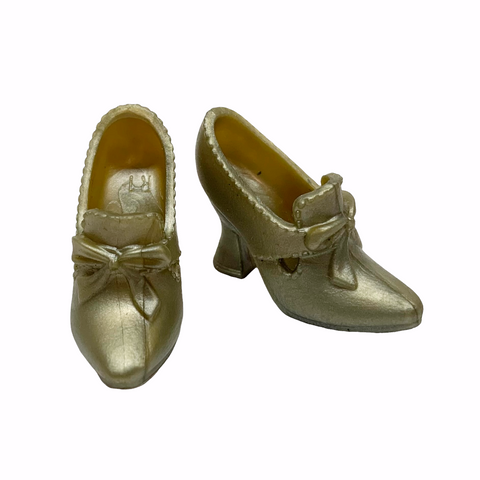 Disney Beauty & The Beast Live Action Belle Doll Gold Dress Outfit Replacement Shoes