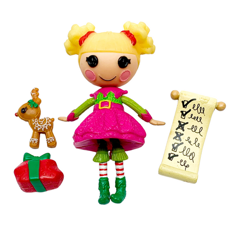 Mini Lalaloopsy Christmas Holiday Elf Target Exclusive Holly Sleighbells Doll