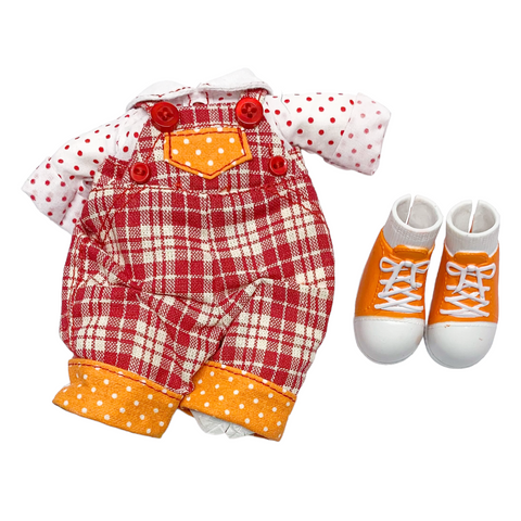 Lalaloopsy Full Size Doll Clothes Orange Overalls Fashion Pack Outfit Set