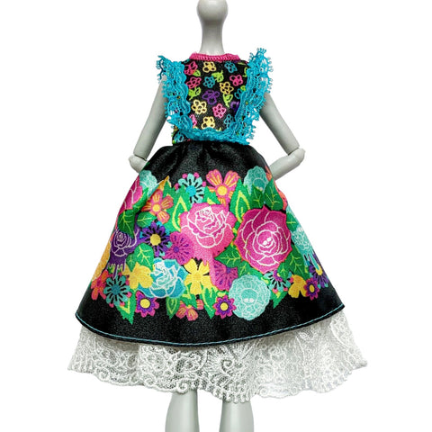 Monster High Adult Collector Skelita Calaveras Doll Outfit Replacement Dress