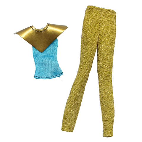 Monster High I Heart Fashion Djinni Whisp Doll Blue & Gold Shirt & Pants Outfit
