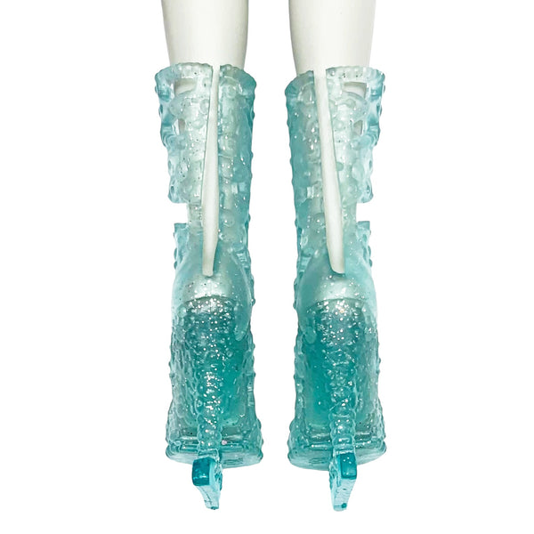 Ever After High Fairest On Ice Ashlynn Ella Doll Replacement Shoes Blue Ice Skates
