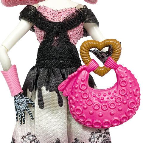 Pink Heart Doll Size Purse For Barbie & Monster High Size Dolls