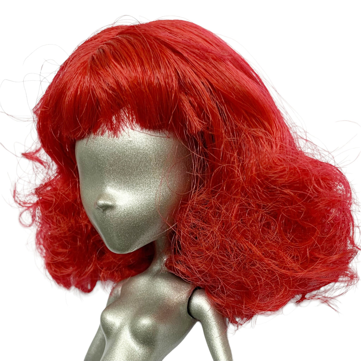 Red deals doll wig