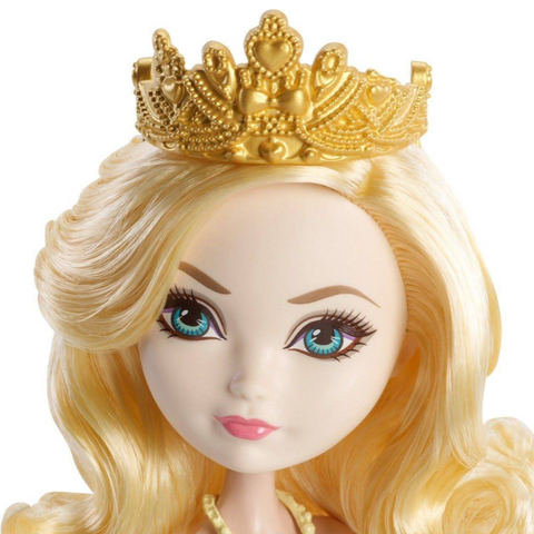 Ever After High Basic Release Apple White Doll Replacement Gold Crown Headpiece