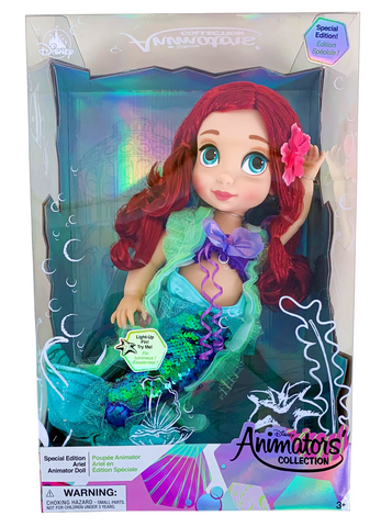 Disney Animators' The Little Mermaid 30th Anniversary Special Edition Light-Up Ariel Doll