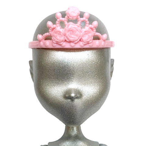 Mattel Barbie Doll Replacement Pink Princess Rose Crown Headpiece