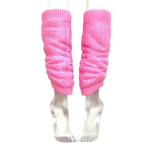 Barbie Monster High Doll Size Replacement Pink Knit Style Leg Warmers