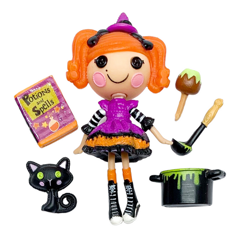 Mini Lalaloopsy Halloween Holiday Target Exclusive Candy Broomsticks Witch Doll